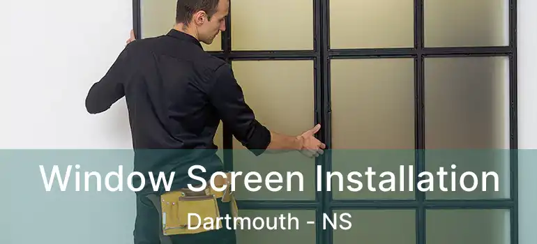  Window Screen Installation Dartmouth - NS