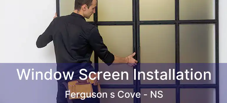  Window Screen Installation Ferguson s Cove - NS