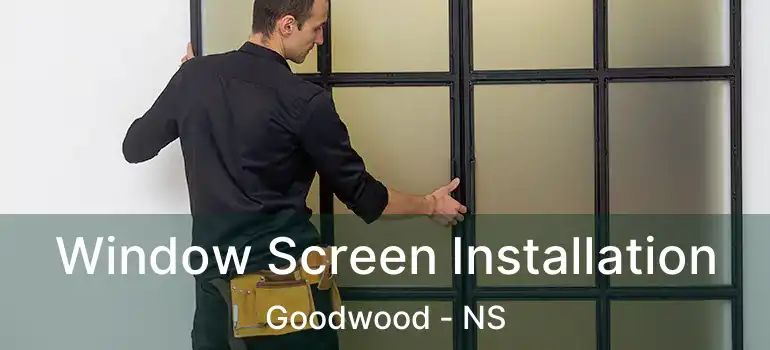  Window Screen Installation Goodwood - NS