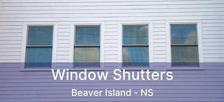  Window Shutters Beaver Island - NS