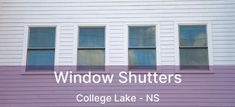  Window Shutters College Lake - NS