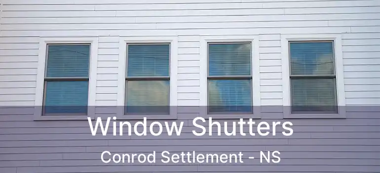  Window Shutters Conrod Settlement - NS