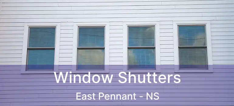  Window Shutters East Pennant - NS