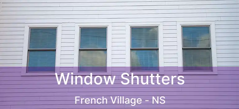  Window Shutters French Village - NS