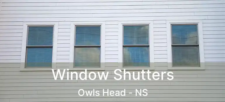  Window Shutters Owls Head - NS