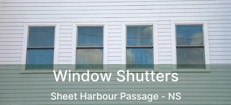  Window Shutters Sheet Harbour Passage - NS