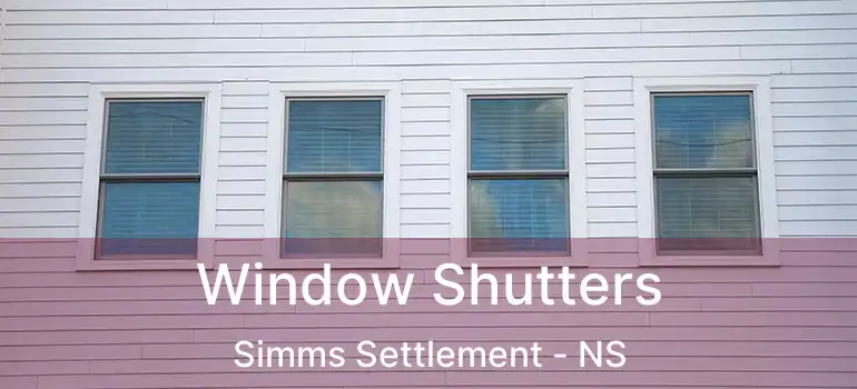  Window Shutters Simms Settlement - NS