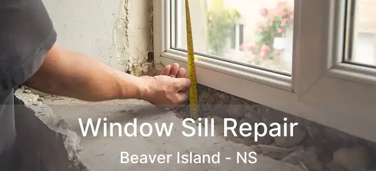  Window Sill Repair Beaver Island - NS