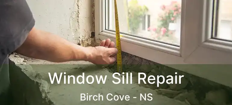  Window Sill Repair Birch Cove - NS