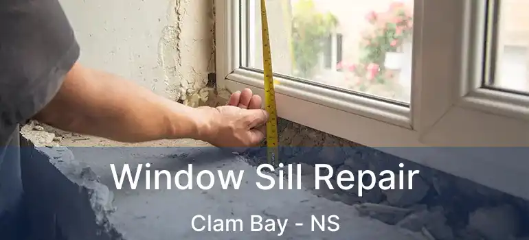  Window Sill Repair Clam Bay - NS