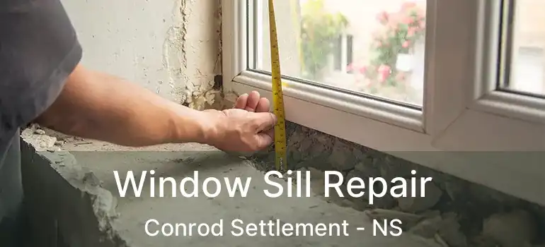  Window Sill Repair Conrod Settlement - NS