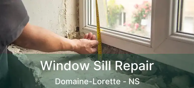  Window Sill Repair Domaine-Lorette - NS