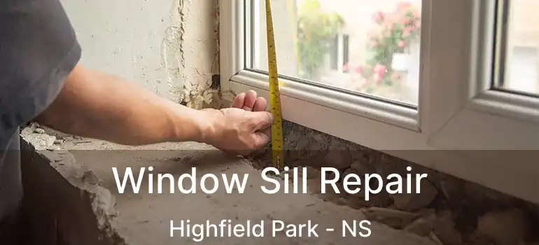  Window Sill Repair Highfield Park - NS