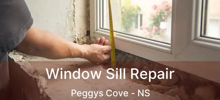  Window Sill Repair Peggys Cove - NS