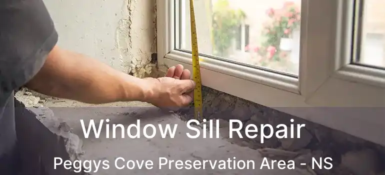  Window Sill Repair Peggys Cove Preservation Area - NS