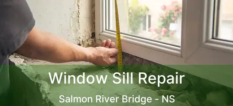  Window Sill Repair Salmon River Bridge - NS