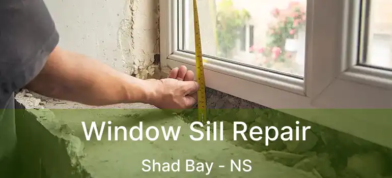  Window Sill Repair Shad Bay - NS