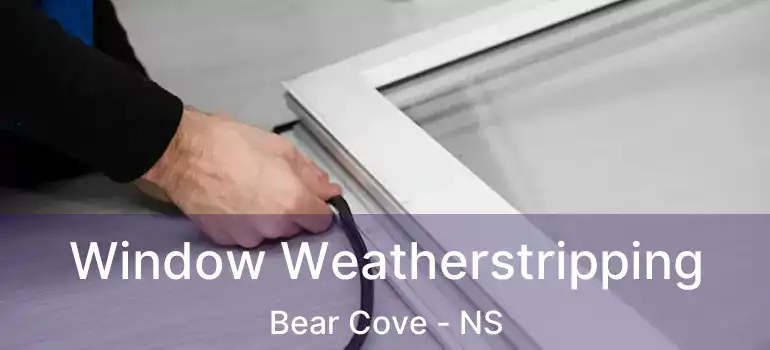  Window Weatherstripping Bear Cove - NS