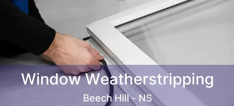  Window Weatherstripping Beech Hill - NS