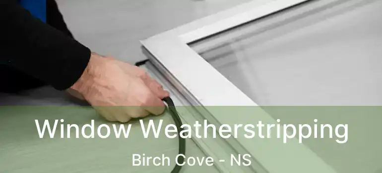  Window Weatherstripping Birch Cove - NS