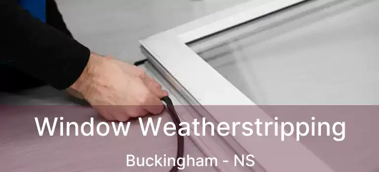  Window Weatherstripping Buckingham - NS