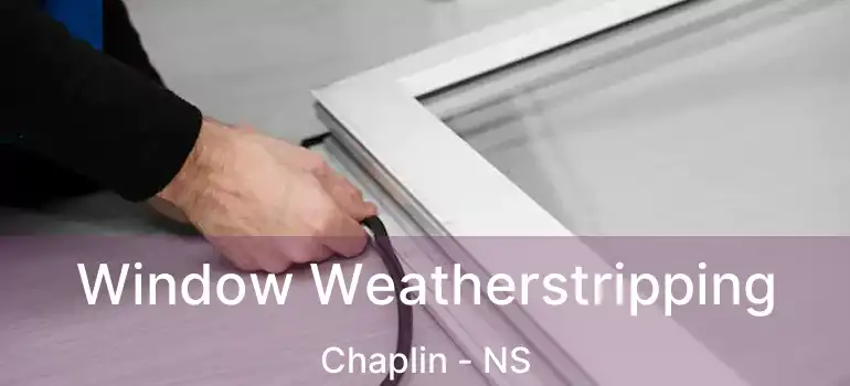  Window Weatherstripping Chaplin - NS