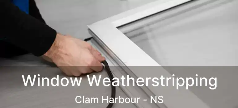  Window Weatherstripping Clam Harbour - NS