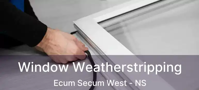  Window Weatherstripping Ecum Secum West - NS