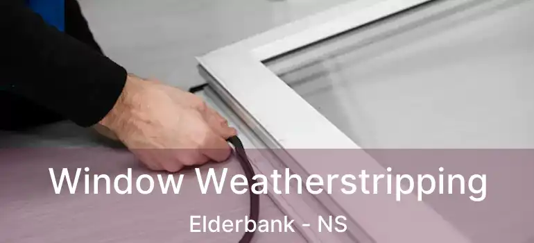  Window Weatherstripping Elderbank - NS