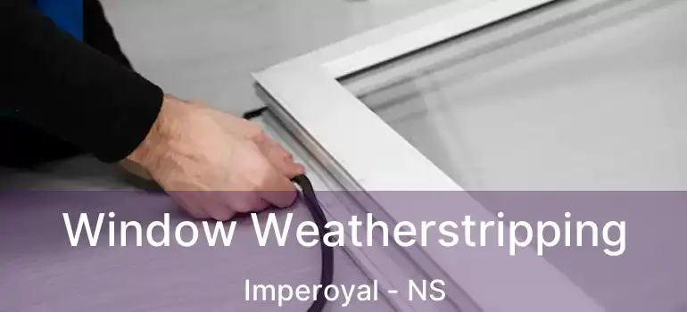  Window Weatherstripping Imperoyal - NS