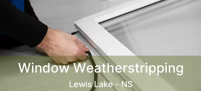  Window Weatherstripping Lewis Lake - NS