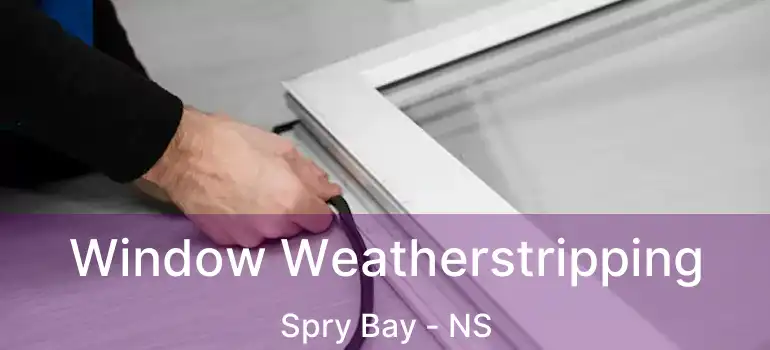  Window Weatherstripping Spry Bay - NS