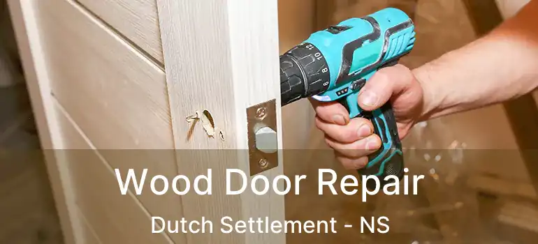  Wood Door Repair Dutch Settlement - NS