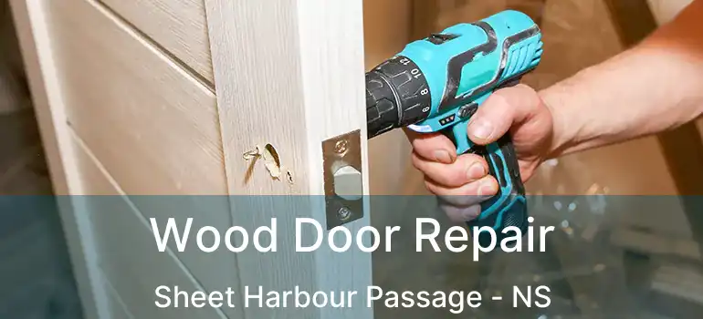  Wood Door Repair Sheet Harbour Passage - NS