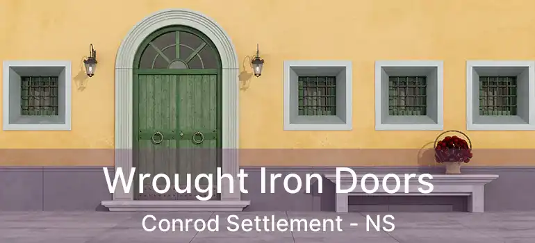  Wrought Iron Doors Conrod Settlement - NS