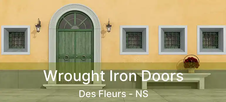  Wrought Iron Doors Des Fleurs - NS