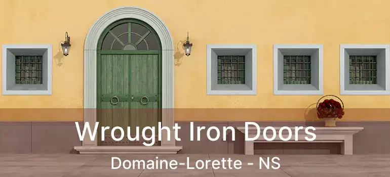  Wrought Iron Doors Domaine-Lorette - NS