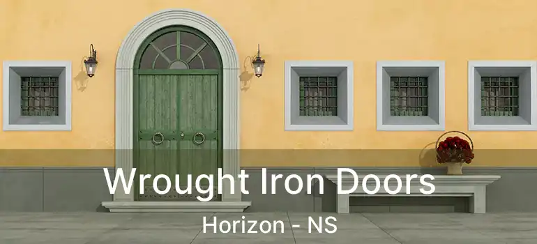  Wrought Iron Doors Horizon - NS