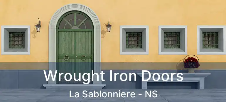  Wrought Iron Doors La Sablonniere - NS