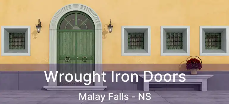  Wrought Iron Doors Malay Falls - NS